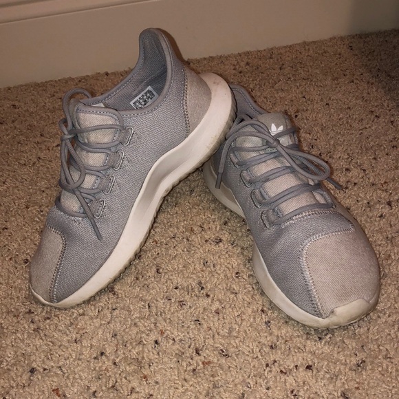 adidas Shoes - Adidas Tubular two-tone grey sneakers